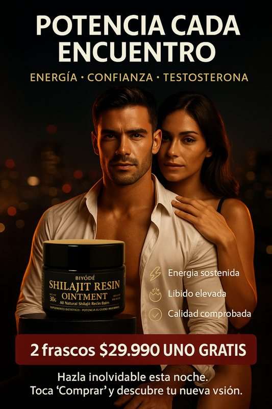 Shilajit del Himalaya™ Potenciador Sexual