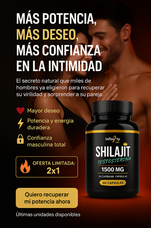 Shilajit-CAPSULAS Potenciador Sexual